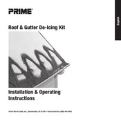 Prime Wire & Cable RHC800W160 Installation & Operating Instructions Manual