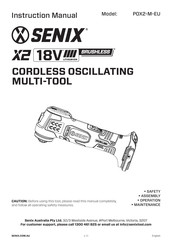 Senix POX2-M-EU Instruction Manual