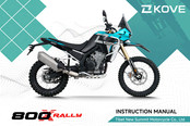 Kove 800X Rally 2024 Instruction Manual