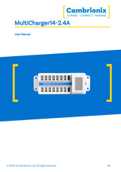 CAMBRIONIX MultiCharger 14-2.4A User Manual