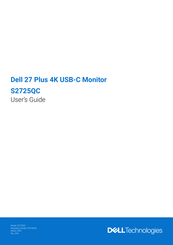 Dell S2725QC User Manual