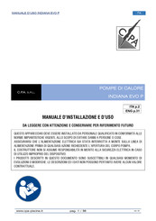 C.P.A. INDIANA EVO P20 User Manual
