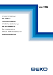 Beko CS 234030 Instructions For Use Manual