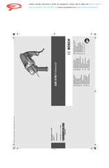 Bosch 0 601 228 1G1 Original Instructions Manual