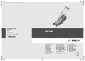 Bosch ARM 3650 Original Instructions Manual