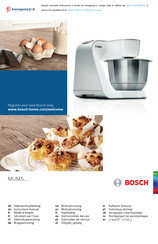 Bosch MUM52 series Instruction Manual