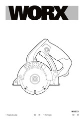 Worx WU073 Manual
