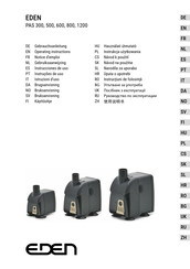 Eden PAS 800 Operating Instructions Manual