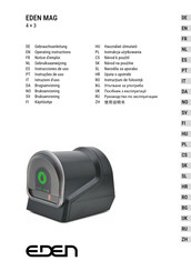 Eden MAG 4x3 Operating Instructions Manual