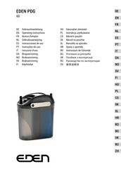 Eden 94231 Operating Instructions Manual