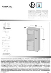 Forte AKIV421L Assembling Instruction