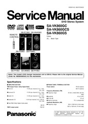 Panasonic SA-VK860GCS Service Manual