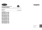 Carrier 40TSF0361UP Installation Manual