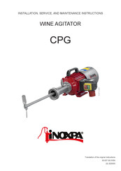 INOXPA CPG-211B Manual