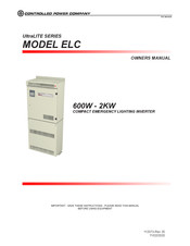 CONTROLLED POWER UltraLITE ELC Owner's Manual