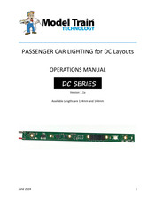 Model Train Technology DC N-144 Series Operation Manual