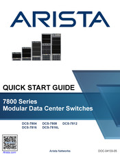 Arista DCS-7800R3AK-36DM2 Quick Start Manual