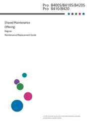 Ricoh Pro 8400S Regular Maintenance Manual
