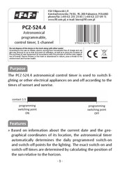 F&F PCZ-524.4 Manual
