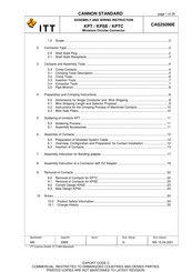 ITT KPSE Assembly And Wiring Instructions
