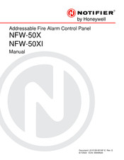 Honeywell Notifier NFW-50XI Manual