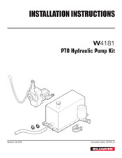 Wallenstein W4181 Installation Instructions Manual