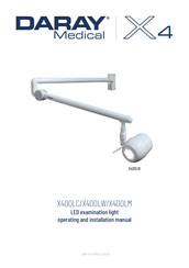 DARAY X400LC Operating And Installation Manual