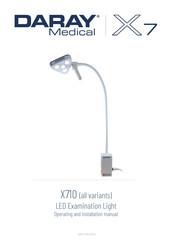 DARAY X7 Series Operating And Installation Manual