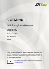 ZKTeco ZK-D3180V User Manual