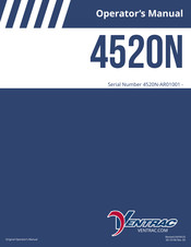 Ventrac 4520N Operator's Manual