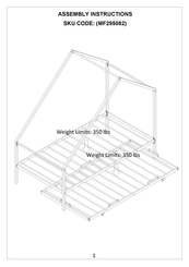 Merax MF295082 Assembly Instructions Manual