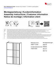 Rauch AM871.50A8 Assembly Instructions Manual