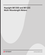 Keysight 86120D Getting Started Manual
