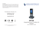 Grandstream Networks DP735 Quick Installation Manual