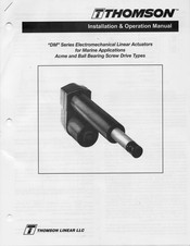 THOMSON DM12-05B5 Installation & Operation Manual