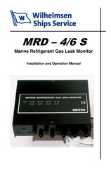 Wilhelmsen Ships MRD 6 S Installation And Operation Manual
