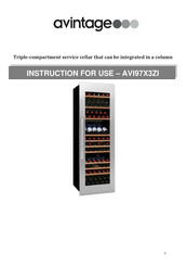 Avintage AVI97X3ZI/2 Instructions For Use Manual