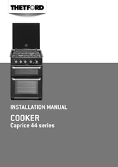 Thetford Caprice 44 Series Installation Manual