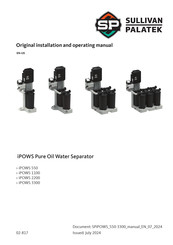 Sullivan-Palatek iPOWS 550 Original Installation And Operating Manual