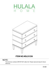 HULALA HOME NSLS1236 Manual