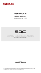Sena 50C User Manual