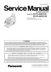 Panasonic KX-FL422CX-B Service Manual