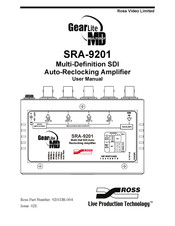 Ross GearLite MULTIDEF SRA-9201 User Manual