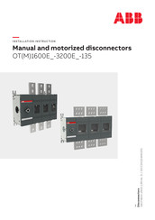 ABB OT2500E02-135 Installation Instructions Manual