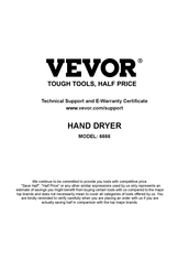 VEVOR 6666 Manual