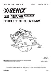 Senix PSCX2-M3-EU Instruction Manual