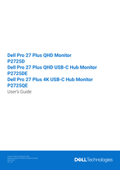 Dell P2725D User Manual