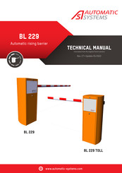 Automatic Systems BL 229 Technical Manual