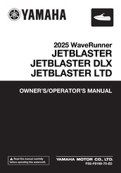Yamaha WaveRunner JETBLASTER DLX 2025 Owner's/Operator's Manual