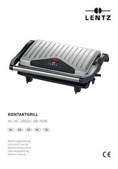 LENTZ 29020 Instruction Manual